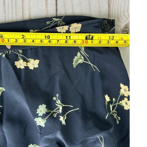 Jones New York Petite Women's Long Skirt Real 100% Silk - Picture 8 of 11